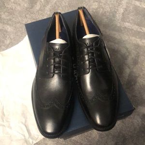 NWT, in box, Cole Haan black dress shoes